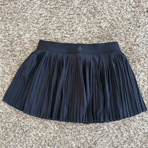 Lululemon Athletica Navy Pleated Mini Skirt